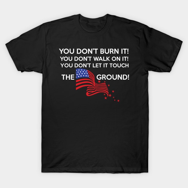 USA Flag T-Shirt by Dojaja